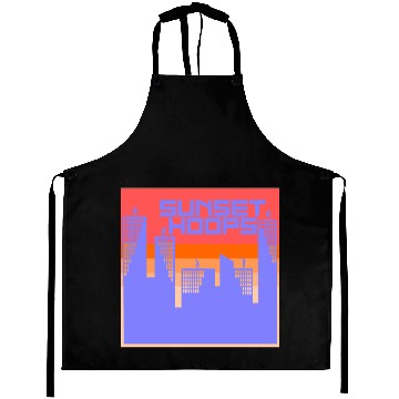 Discover Basketball Gift: Sunset Hoops Aprons