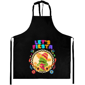 Discover Lets Fiesta Cinco De Mayo with Guitar Cactus Aprons