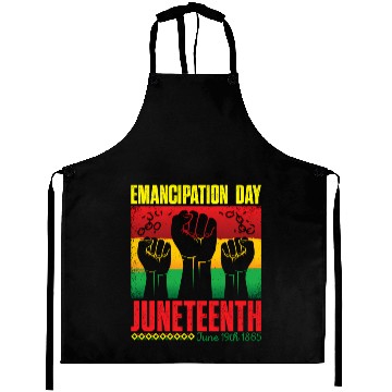 Discover Ecipation Day 1865 African American Juneteenth Fla Aprons