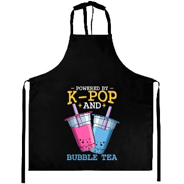Discover Powered By K Pop And Bubble Tea Kawaii Korean Boba Aprons