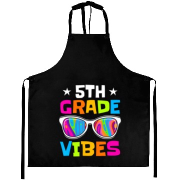 Discover 5th Grade Vibes Sunglasses Back To School Aprons