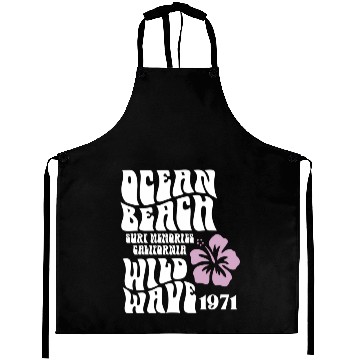 Discover Ocean Beach Wild Wave Surf Memories California Sie Aprons
