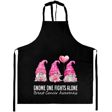 Discover Gnomes In October We Wear K Gnome Breast Cancer Aw Aprons