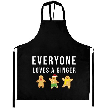 Discover everyone loves ginger green Aprons
