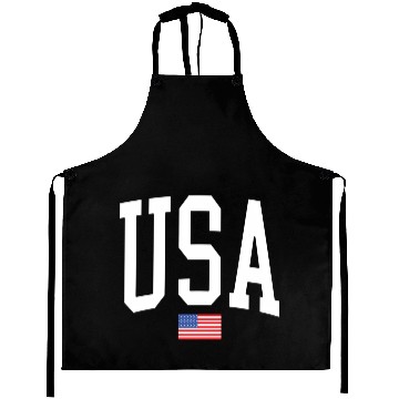 Discover Usa American Flag Wo Patriotic July 4Th Aprons