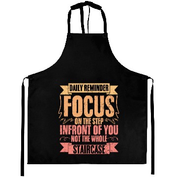 Discover Daily Reminder Vintage Retro Affirmation A Aprons