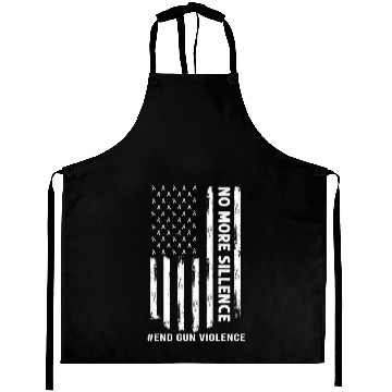Discover Enough End Gun Violence American Flag Aprons