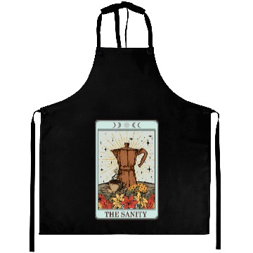 Discover Coffee Tarot Card The Sanity Aprons