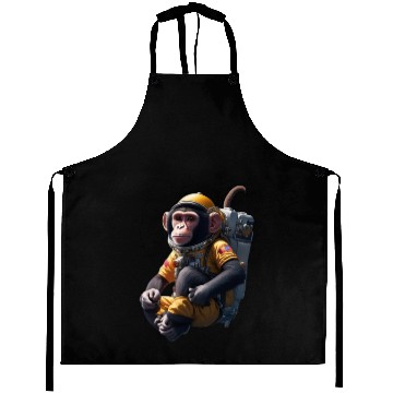 Discover Monkey in Space Aprons
