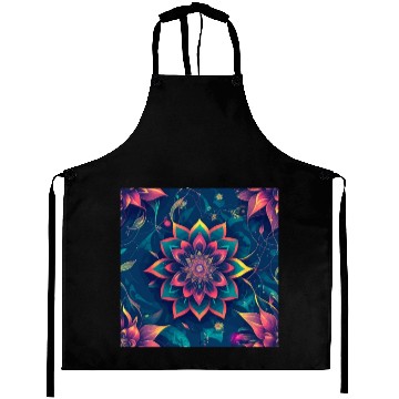 Discover Cyberpunk flowers Aprons