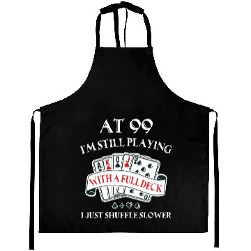 Discover 99Th For 99 Playing Cards Aprons