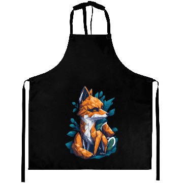 Discover Tangram Fox Aprons