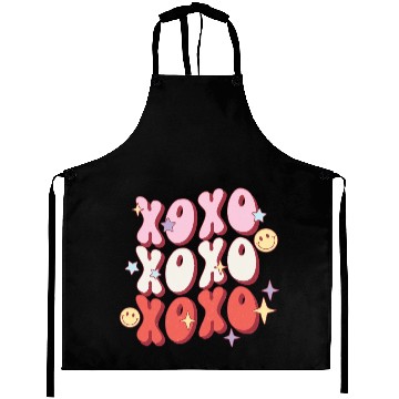 Discover XOXO retro valentine sublimation hipster Aprons