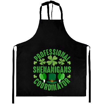 Discover Stpatric Day Professional Shenanigans Coordinator Aprons