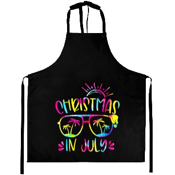 Discover Christmas In July Hawaiian Summer Vacation 2023 Aprons