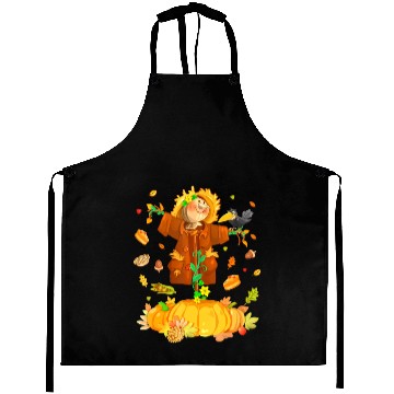 Discover Scarecrow Pumpkin Garden Hello Thanksgiving Aprons