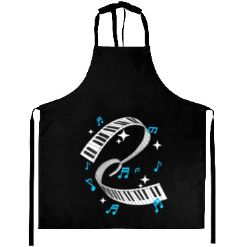 Discover Piano Player Product Piano Teacher Keyboard Notes Aprons