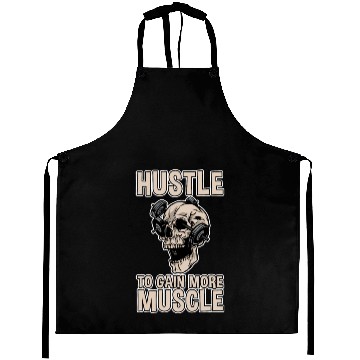 Discover Hustle To Gain More Muscle 2 Aprons