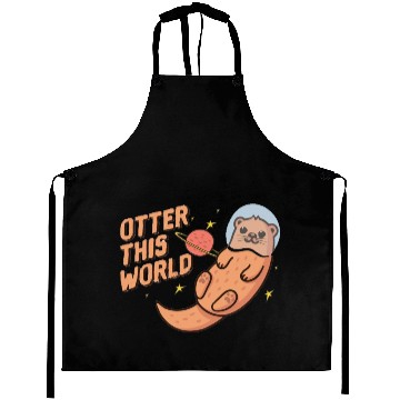 Discover Otter this world Aprons