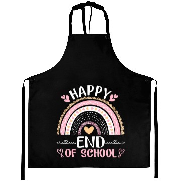 Discover Happy End Of School Student Teacher Leopard Aprons