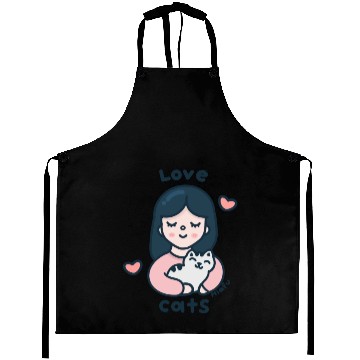 Discover Kawaii Cat Lover Aprons