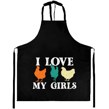 Discover I Love My Chicken Farm Animal Farmyard Aprons