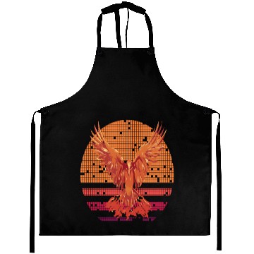 Discover Firebird Fantasy Fire Phoenix Rise From Ashes Aprons