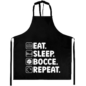Discover Eat Sleep Bocce Repeat Bocce Ball Aprons