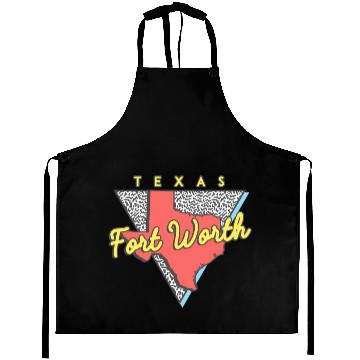 Discover Fort Worth Texas Triangle Tx City Aprons