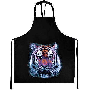 Discover Tiger Face Pop Aprons