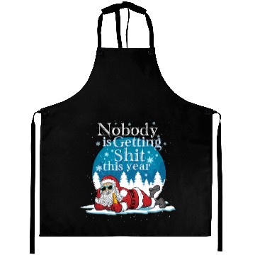Discover Santa 2020 Claus Ugly Bad Santa Aprons
