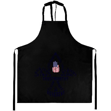 Discover Scouting Law Us American Flag Scouting Law Aprons
