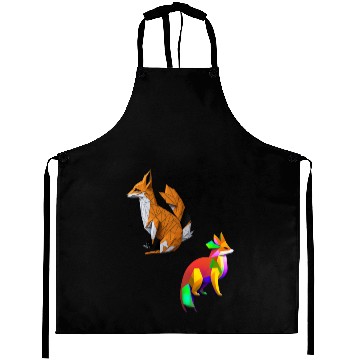 Discover Tangram Fox Stickers Aprons
