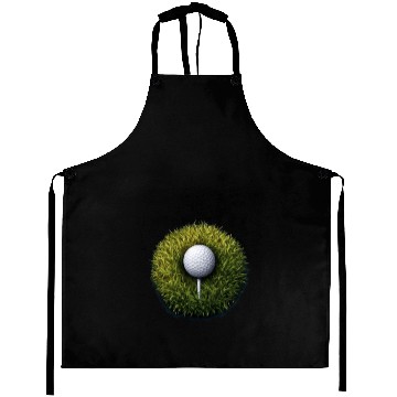 Discover Golf Ball Green Grass Golfer Golf Player Golfing Aprons