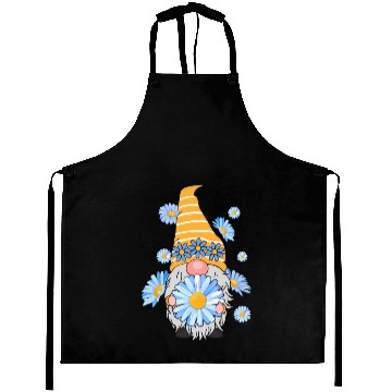 Discover Z4R8 Daisy Gnomes Floral Gnomes Spring Aprons