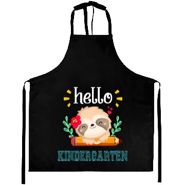 Discover Hello Kindergarten Back To School Cute Sloth Aprons