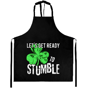 Discover Lets Get Ready To Stumble Saint St Patric Day Aprons