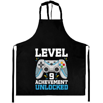 Discover Nine 9Yr Bday Son Gamer 9Th 9 Aprons