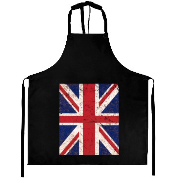 Discover Union Jack Flag Aprons
