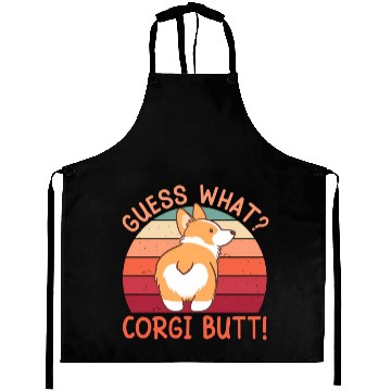 Discover Kawaii Guess W Corgi Butt Aprons
