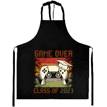 Discover Game Over Class Of 2023 Senior 2023 School Aprons