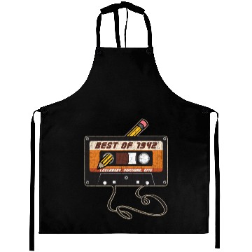 Discover Best Of 1942 Vintage Edition Cassette Tape Aprons