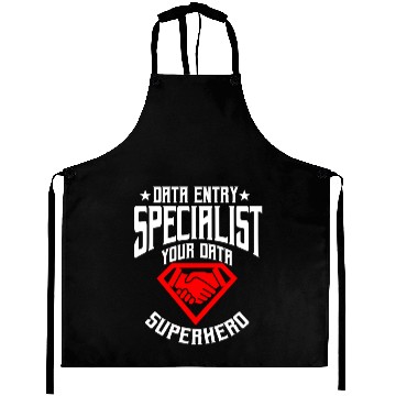 Discover Data Entry Specialist Superhero Aprons