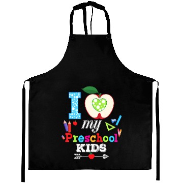 Discover I Love My Preschool Teacher Kid Back To School Aprons