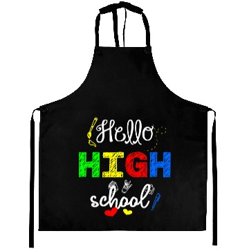 Discover High school First Day Back To School Student Aprons