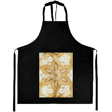 Discover Golden Mandala Harmony Aprons