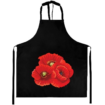 Discover Poppy Flower Flowers Flora Nature Aprons