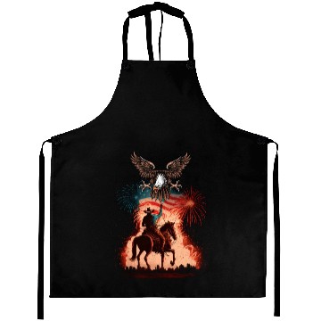 Discover American Patriotism Horse Soldiers USA Aprons