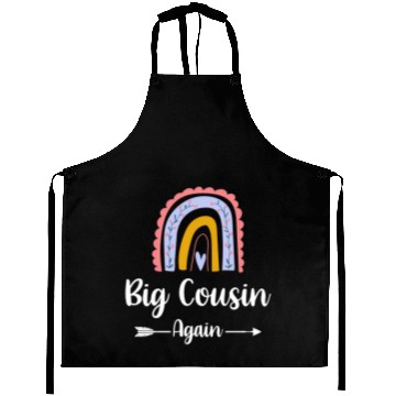 Discover Soon To Be Big Cousin Again Rainbow Pregnancy Aprons