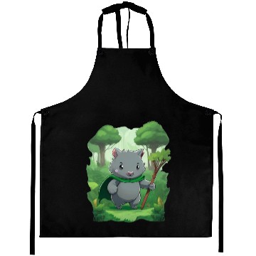 Discover Wombat Hero - Green Cape Wombat Aprons